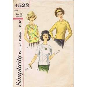  Simplicity 4523 Vintage Sewing Pattern Princess Seamed 