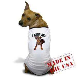  minpin puppy Pets Dog T Shirt by 