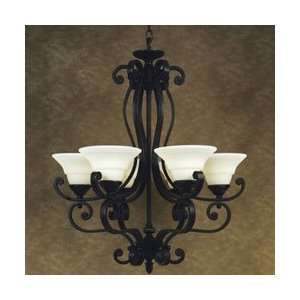   Imperial Bronze Biscayne Chandeliers Mid Sized