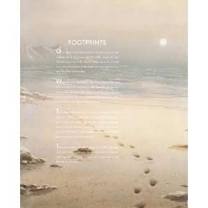  Footprints Poster Print