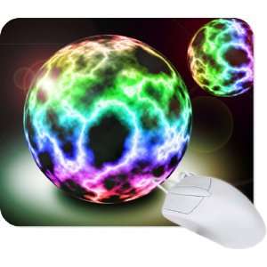 Lighted Plasma Ball Mouse Pad Mousepad Mousemat Neoprene   Affordable 