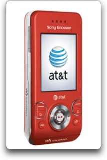  Sony Ericsson W580i Phone, Red (AT&T) Cell Phones 