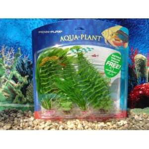  Aqua Ornament Plant Artificial Penn Plax Plus   GRN PLNT 