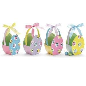  Easter Egg Shaped Paper Board Baskets Set of 4 Baby