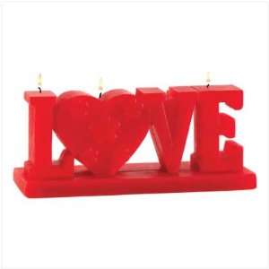  love Figural Candle