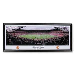  Man United Old Trafford Game 41 x 16 Framed Panoramic 