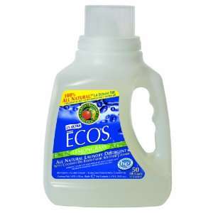 Earth Friendly Products ECOS Lemongrass Laundry Detergent 50oz 2X, 50 