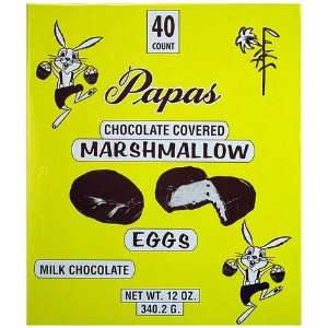 Papas Milk Chocolate Covered Marshmallow Grocery & Gourmet Food