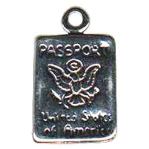  .925 Sterling Silver United States Passport Charm 