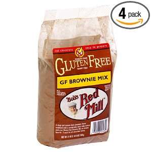 Bobs Red Mill Gluten Free Brownie Mix, 21 Ounce Packages (Pack of 4)
