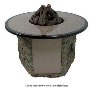  with Stack Stone Base and Volcanic Coals   Natural Gas in Cocoa with