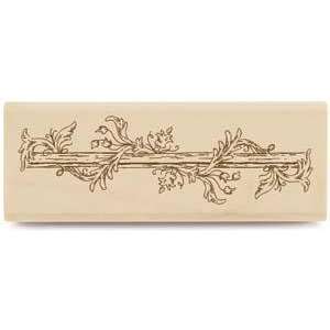  Sinuous Vine Wood Mounted Rubber Stamp Arts, Crafts 