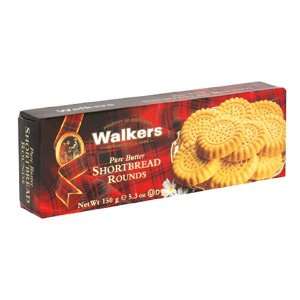 Walkers Shortbread, Rounds, 5.5 oz Boxes, 4 pk  Grocery 