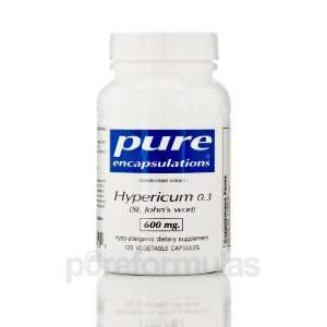  Pure Encapsulations Hypericum 0.3 600 mg. 120 Vegetable 