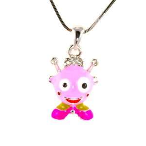  iClovers Enamel Collections Pink Cartoon Character Cubic 