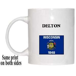  US State Flag   DELTON, Wisconsin (WI) Mug Everything 
