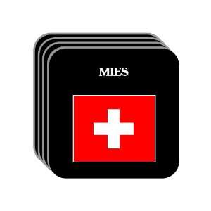  Switzerland   MIES Set of 4 Mini Mousepad Coasters 