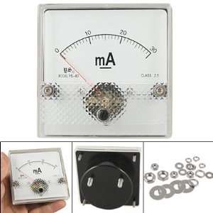 Class 2.5 Accuracy DC 0 30mA Current Panel AMP Meter Amperemeter Gauge 