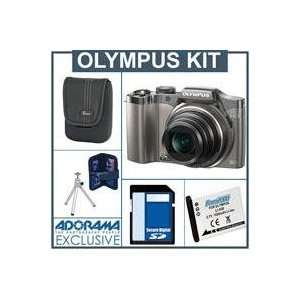  Olympus SZ 30MR Digital Camera Kit   Silver   with 8GB SD 