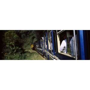  Passengers Traveling in a Steam Train, Nilgiri Mountain 