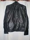 Mens Black Faux Leather Jacket by Whispering Smith