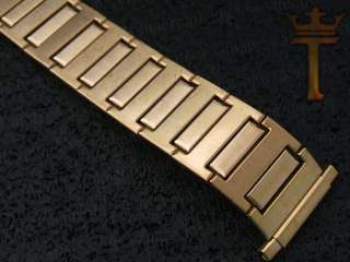 NOS 7/8 Speidel USA dlx Gold tone Vintage Watch Band  