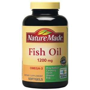   MADE FISH OIL OMEGA 3 1200 mg. 180 SOFTGELS USP VERIFIED EXP. 12/2014