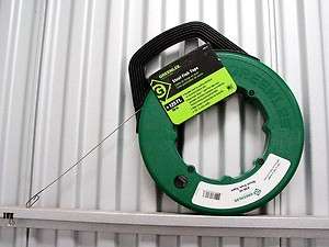 GREENLEE 125 x 1/8 Steel Fish Tape Wire Cable Puller 438 10  