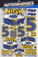 AutoGraphics #823 High and Mighty 1/10 scale decal  