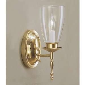 Norwell Lighting 3306 PB CL / 3306 PW CL Legacy One Light Wall Sconce 
