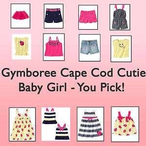 Gymboree Cape Cod Cutie Ladybug Baby Girl*NWT* You Pick 3 6 12 18 24 