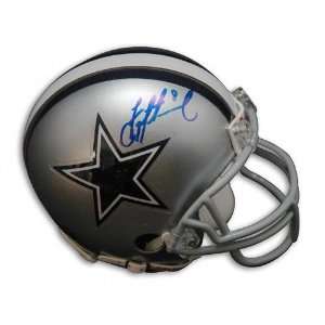  Troy Aikman Dallas Cowboys Autographed Mini Helmet Sports 