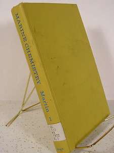 Marine Chemistry by Dean Frederick Martin (1972, Book, Illustrated 