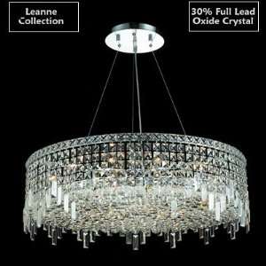  3604 Contemporary Modern Chandelier Lead Oxide Crystal 