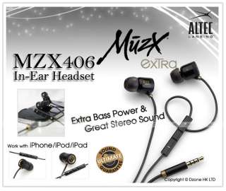 Altec Lansing Muzx Extra MZX406 In ear Headsets FREE SHIP MZX 406 