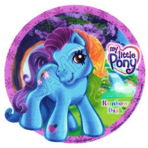 My Little Pony Rainbow Dash Edible Cake Topper Image  