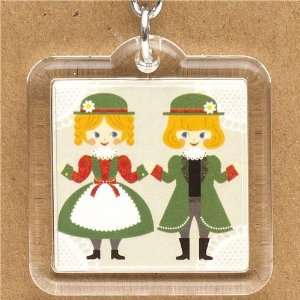  cute Trachten dress couple keychain from Japan Toys 