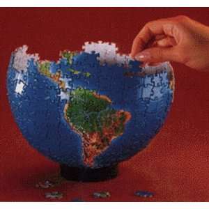  3D World Globe Puzzle Toys & Games