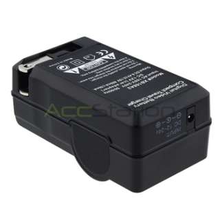 Battery charger with foldable AC plug DC Cigarette lighter adapter 