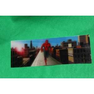  3d Animation Bookmark/ 6 Ruler Spiderman in the Train 