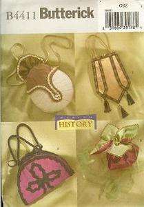 Butterick 4411 Vintage circa 1890 1910 Handbags Pattern  
