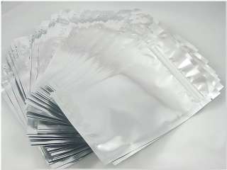 Lot of Silver Zip lock Packaging Bags Pouches 14x20cm  