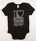 more options i love tattooed chicks infant boy s onesie 100 % rings $ 