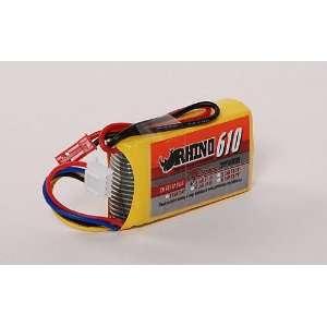  Rhino 610mAh 3S 11.1v 20C LiPo Battery Toys & Games