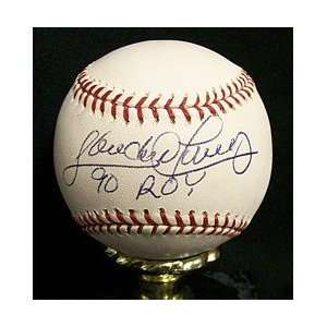  Sandy Alomar Jr. Autographed Baseball   90 ROY 