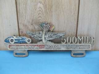 Indianapolis Motor Speedway   Indy 500   License Plate Holder  