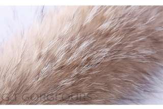 0357 Genuine Raccoon Fur Scarf Scarves Neck Warmer Wrap Cape Shawl 