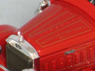 Road Signature 1935 Mack Type 75BX Hanover Fire Engine  