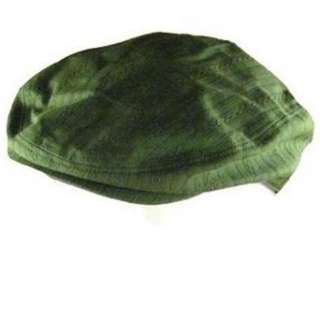  New 100% Cotton Ivy Driving Golf Cap Lined Hat Olive Large 