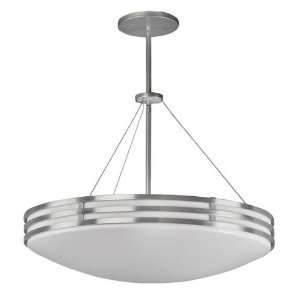   Watt 4 Lamp Pendant with Self Ballast Dimmable CFL, Satin Nickel with